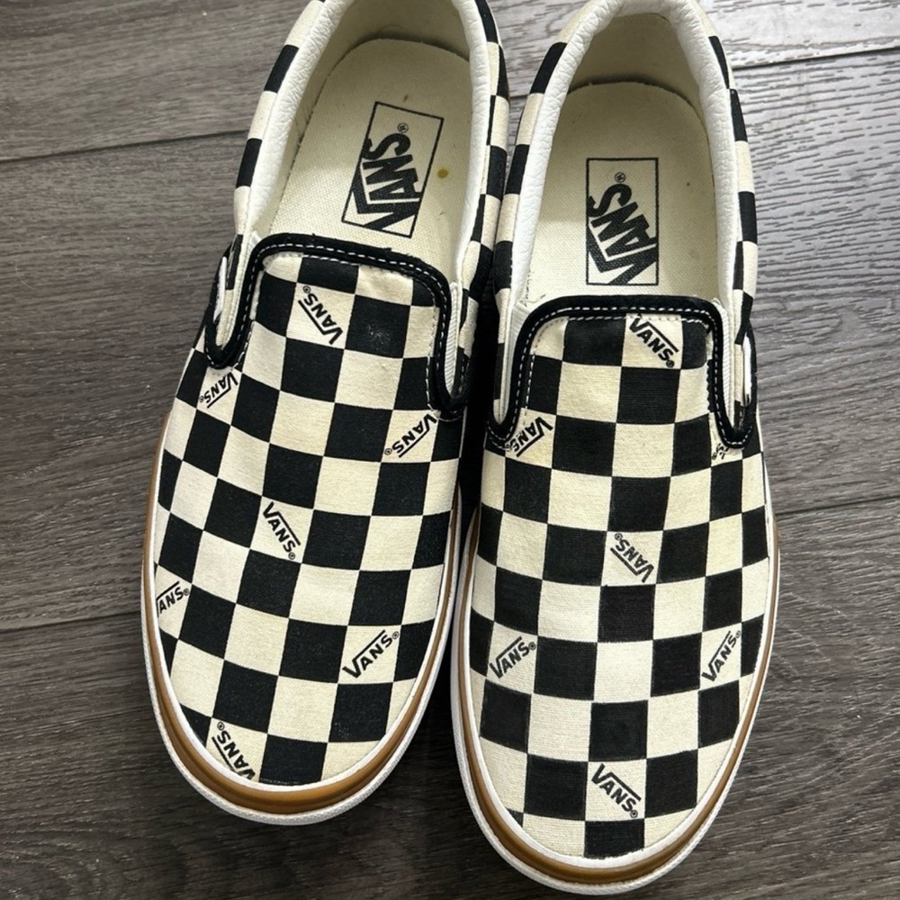 Vans era stacked/ platform/ checkered